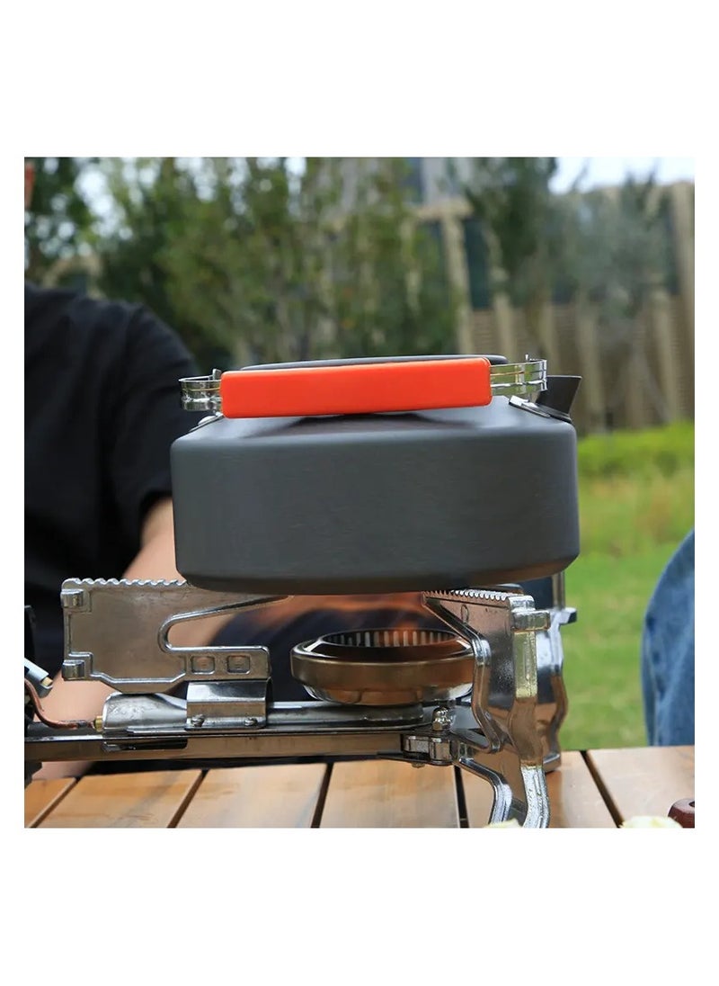 Gas Oven with Magnetic Suction Valve, Heat Conducting Plate, Folding Cassette Stove for Family Picnics, Camping, and Outdoor Cooking (For 10-26cm Pots)