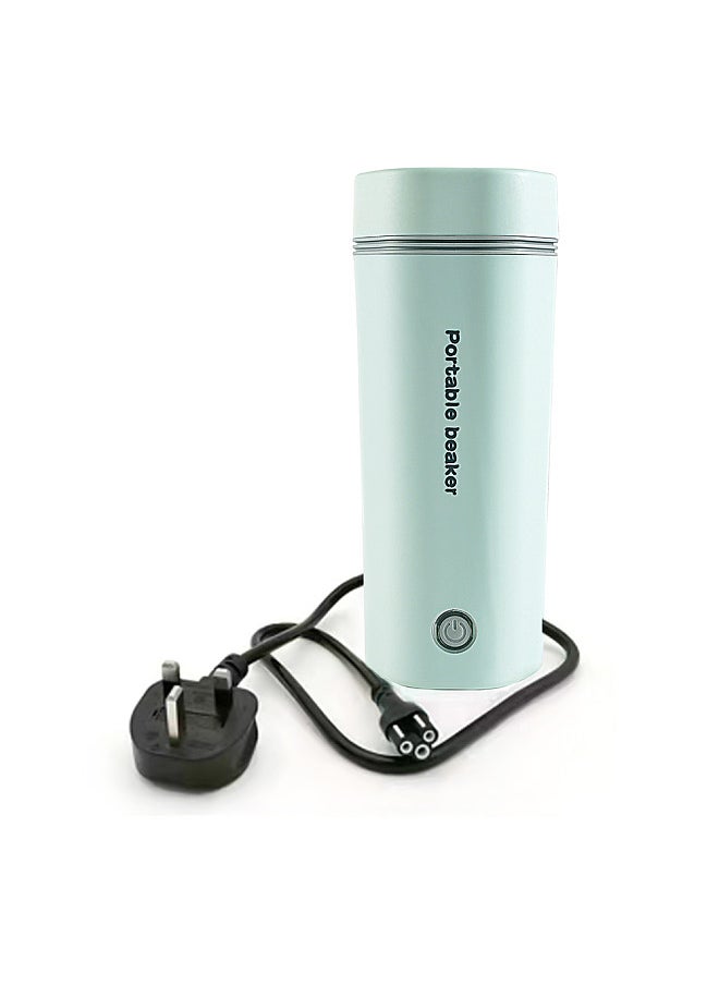 Portable Electric Kettle, 350ML Travel Beaker Tea Kettle, Stainless Steel, Automatic Shut Off, for Boiling Water Making Tea Coffee Heating Milk