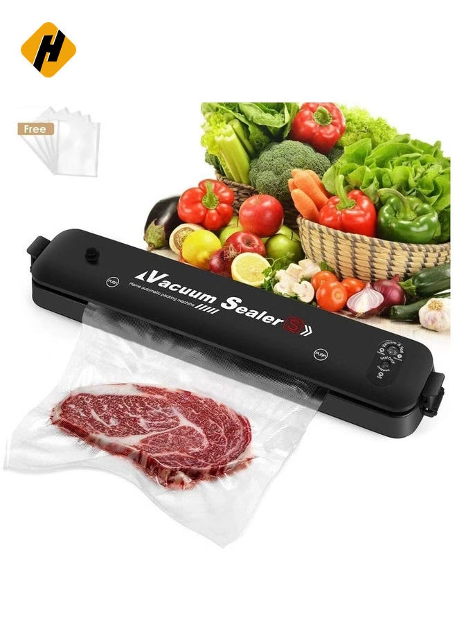 Vacuum Sealer Machine 2022 Upgraded Automatic Food Sealer Machine with 20 Sealing Bags Food Vacuum Air Sealing System for Food Preservation Storage Saver Easy to Clean | Safety Certified