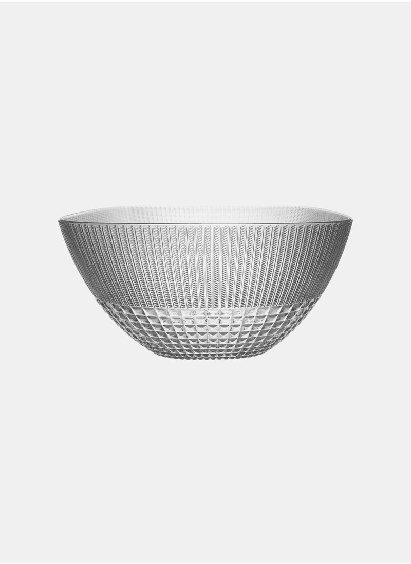 Salad Bowl Clear 25cm, Baci Milano CHIC & ZEN