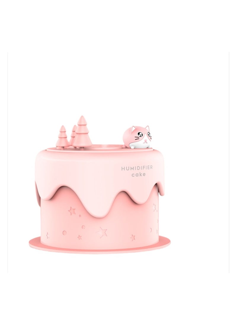 Cute Mini Cake Humidifier USB Nightlight Desktop Home spray Humidifier