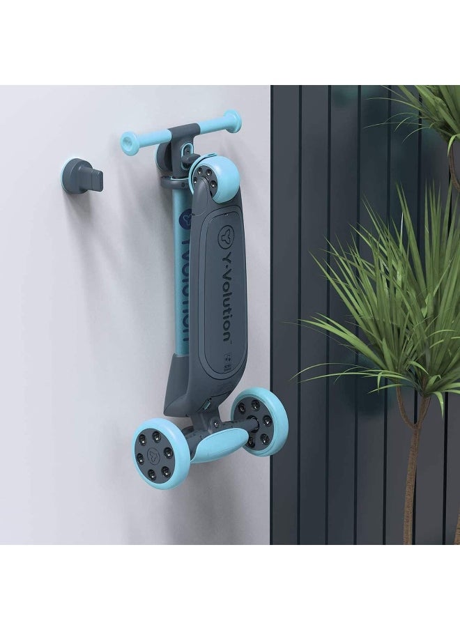 Yvolution Y Glider NUA 3-Wheel Scooter (Blue)