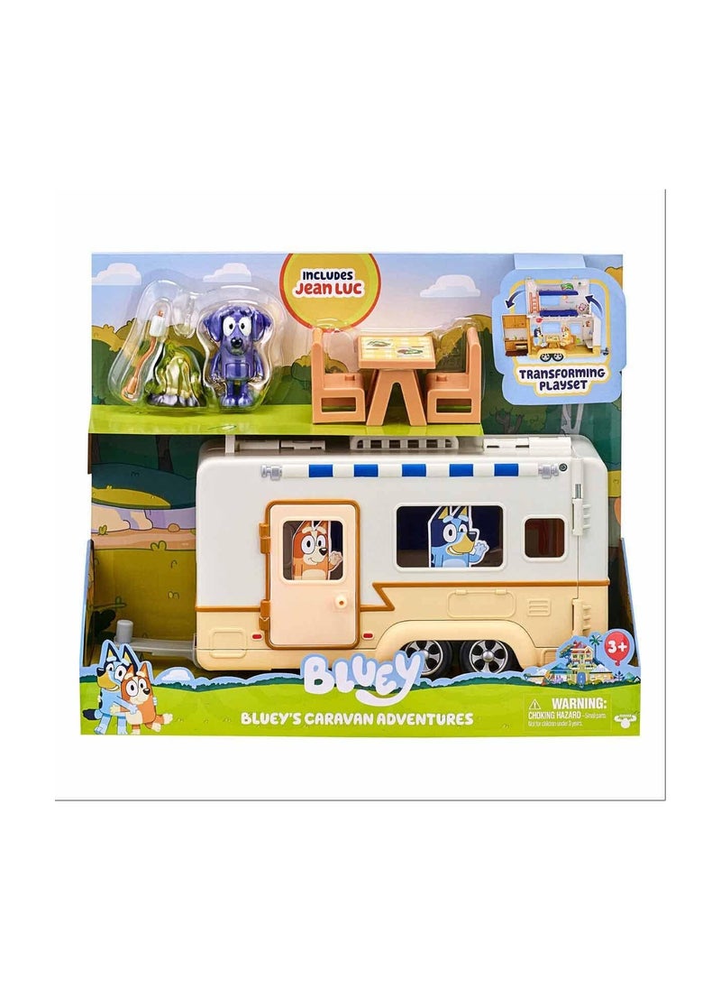 Bluey Caravan Playset, 2.5-3 inch Figures