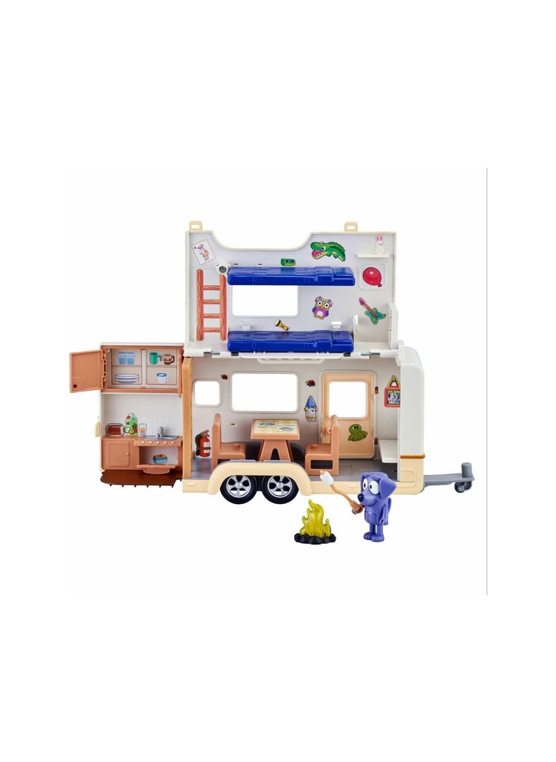 Bluey Caravan Playset, 2.5-3 inch Figures