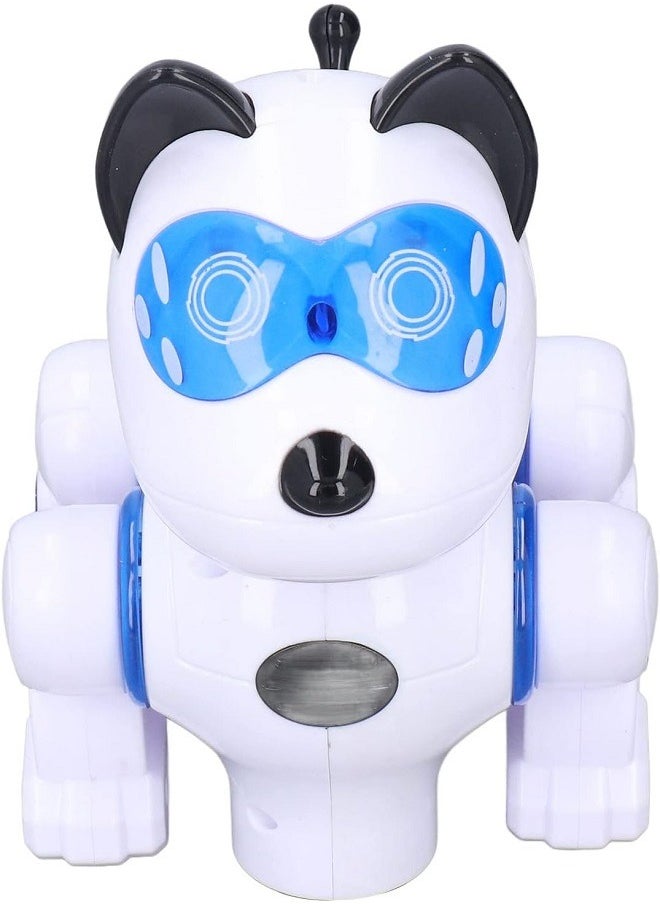 FEIP Intelligent Robot Dog Toy, Strong Structure Interactive Educational Toy Cool Light Music Remote Control Robot Dog Toy Endless Fun for Home Play