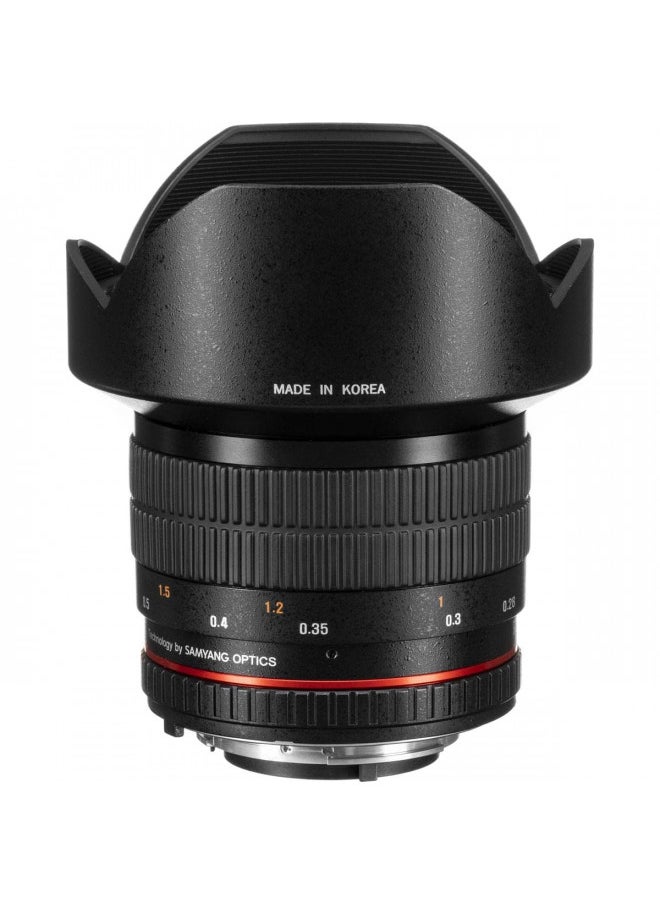 Rokinon 14mm f/2.8 IF ED UMC Ultra Wide Angle Fixed Lens w/ Built-in AE Chip for Nikon
