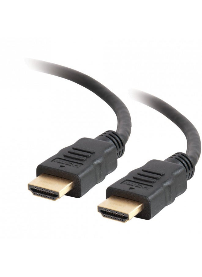 C2G 40304 4K 60Hz High-Speed HDMI Cable With Ethernet, 6.56 Feet (2 Meters), Black