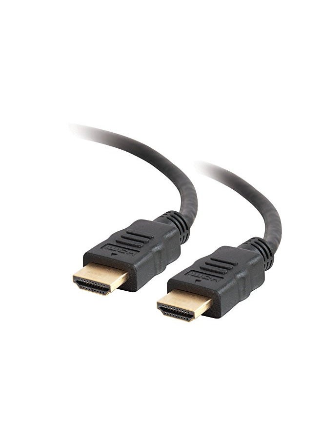 C2G 40304 4K 60Hz High-Speed HDMI Cable With Ethernet, 6.56 Feet (2 Meters), Black