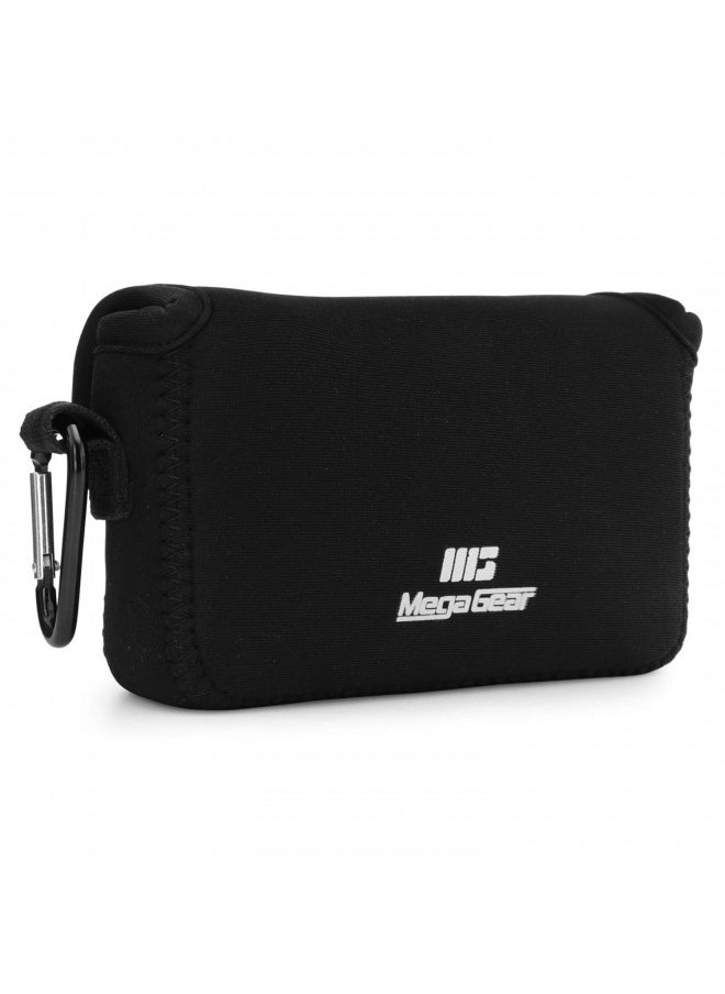 MegaGear MG1896 Ultra Light Neoprene Camera Case Compatible With Fujifilm X100V - Black, PU Leather