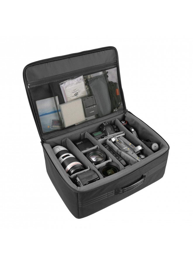 Vanguard Divider Bag 46 Customizeable Insert/Protection Bag for SLR DSLR Camera, Lenses, Accessories,Black