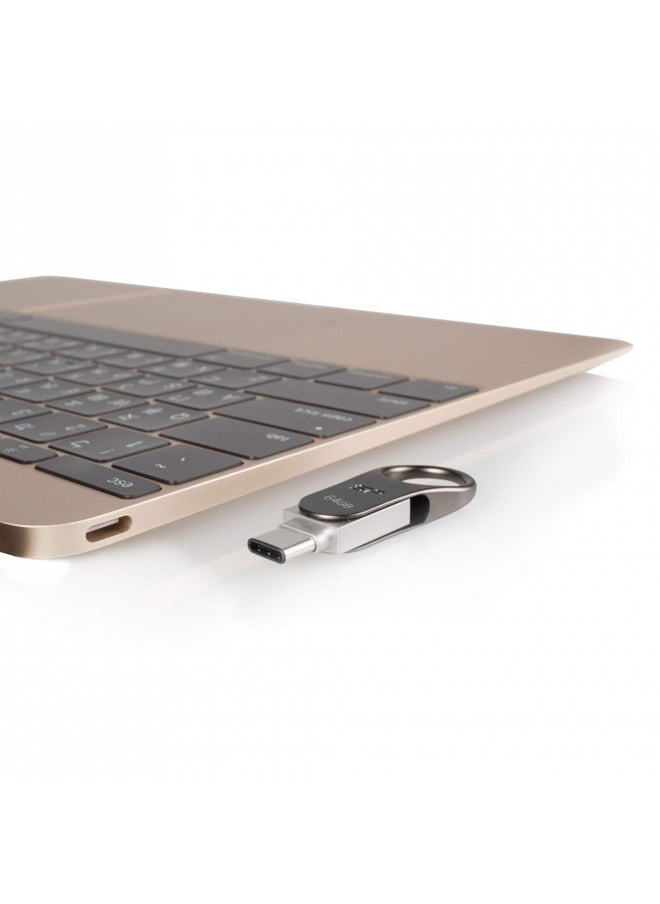Silicon Power 64GB USB-C Type C USB 3.0/3.1 Gen 1 Dual Flash Drive, Mobile C80