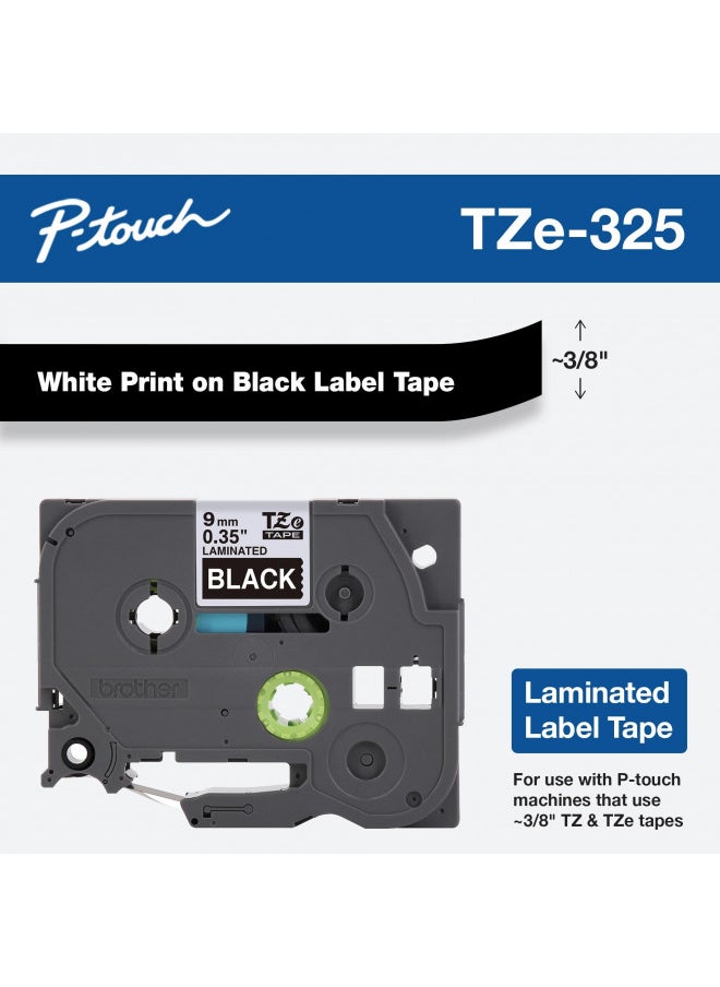 Brother Genuine P-Touch TZE-325 Tape, 3/8
