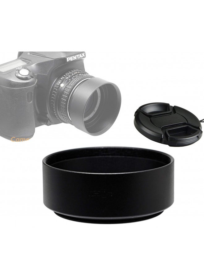 Fotasy Metal 40.5mm Lens Hood, 40.5mm Lens Hood for Canon Fuji Leica Leitz Nikon Olympus Panasonic Pentax Sony Lens, 40.5mm Screw-in Lens Hood