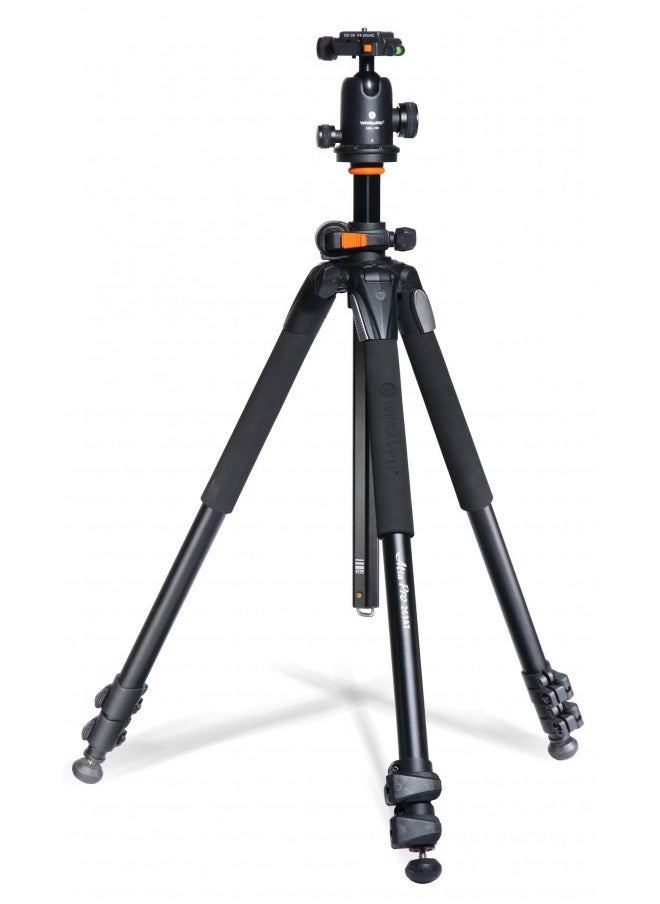 Vanguard Alta Pro 263AB 100 Aluminum Tripod with SBH-100 Ball Head for Sony, Nikon, Canon DSLR Cameras, Black