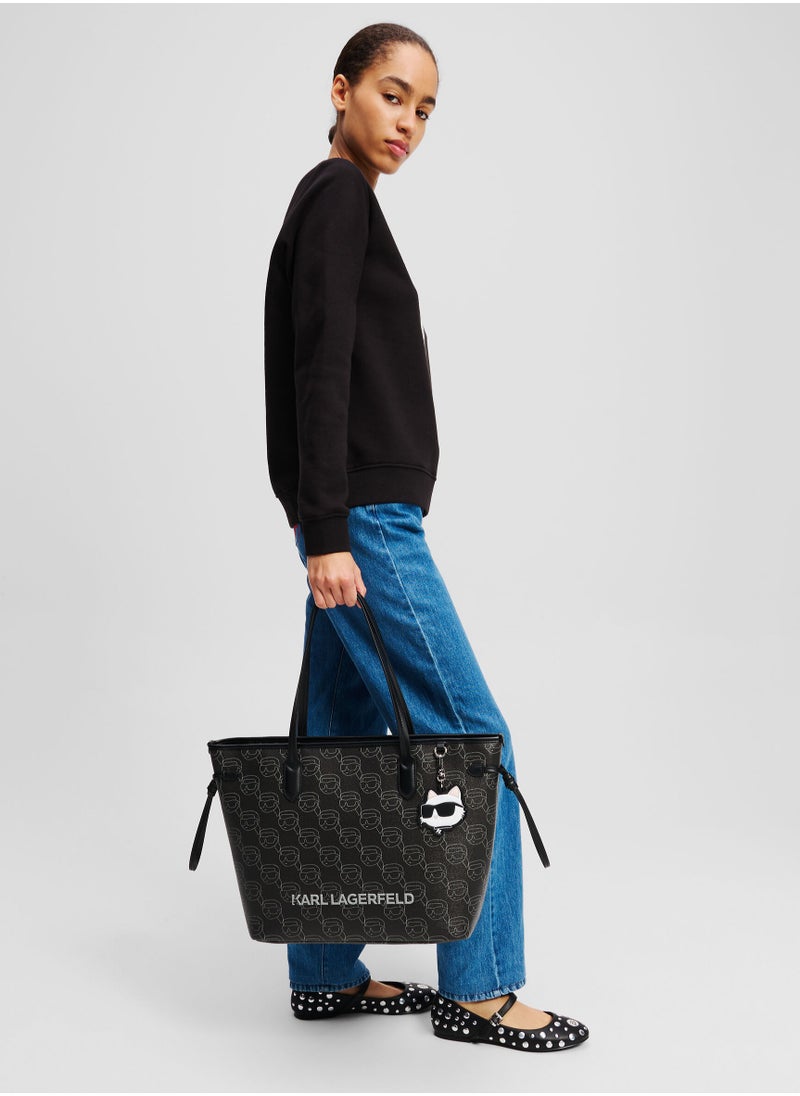 Karl Lagerfeld Paris Ikon Monogram Large Tote Bag