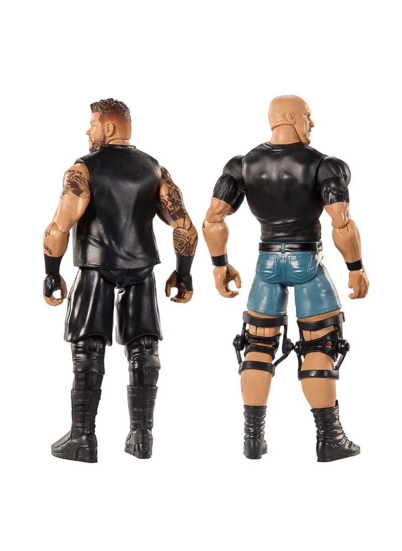 WWE Main Event Showdown - Kevin Owens vs Steve Austin Action Figures