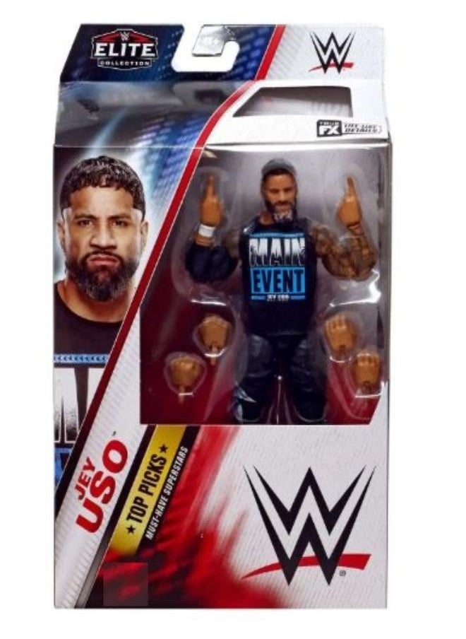 WWE Elite Collection Top Picks Action Figures - 1 Piece Only, Assorted/Character May Vary