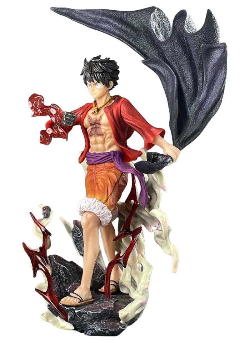 Glowing Cherry Luffy Action Figure - One Piece Collectible Gift Model Toy for Home Decor