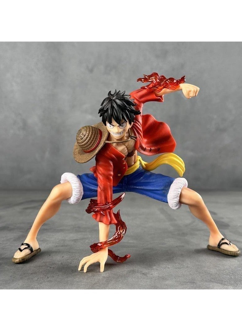 Battle Luffy Anime Heroes Game Figurines Toys Interactive Action Figures Toy Dolls Model Ornaments Statues