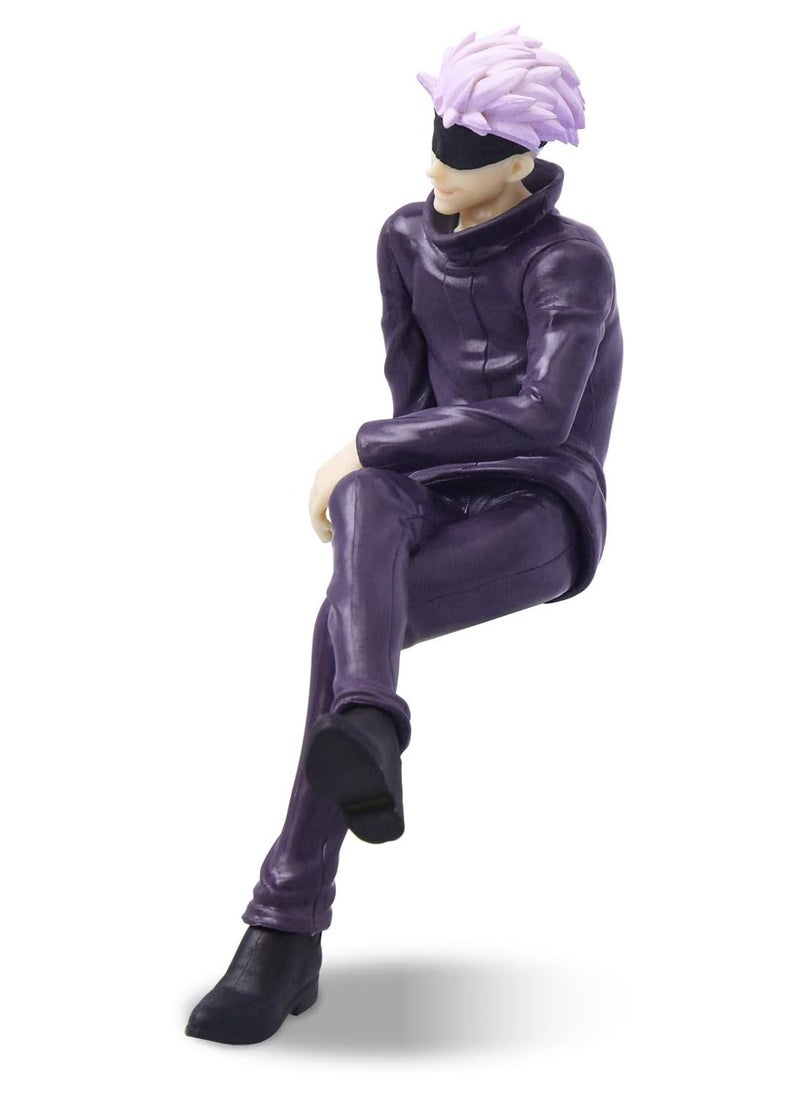 Jujutsu Kaisen Gojo Satoru Collection Figurine Sitting Position Anime Figures Toy PVC Decoration Gifts