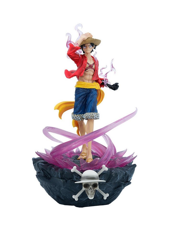 Hot-Blooded Luffy Can Shine Statue One Pieces Role Model Anime Souvenir toy action figures