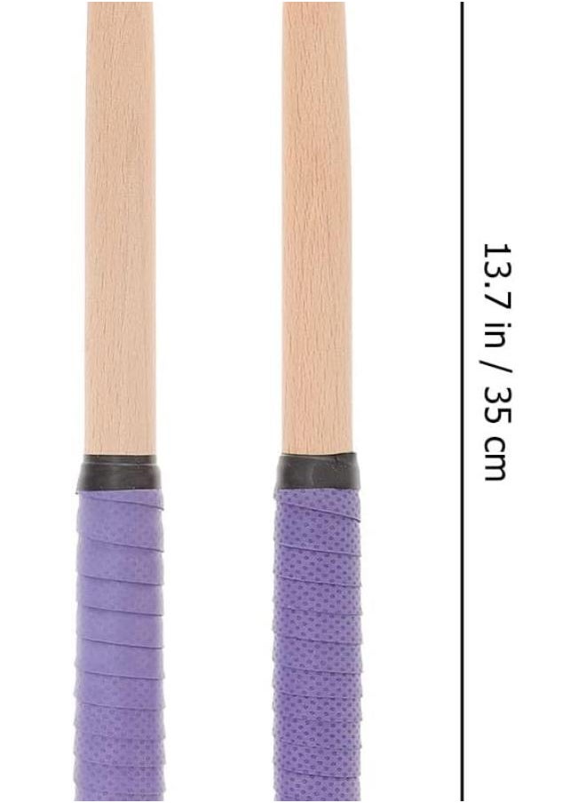 Pair of 350*20MM Maibachi of Taiko Drum Drumsticks drumsticks (Purple)