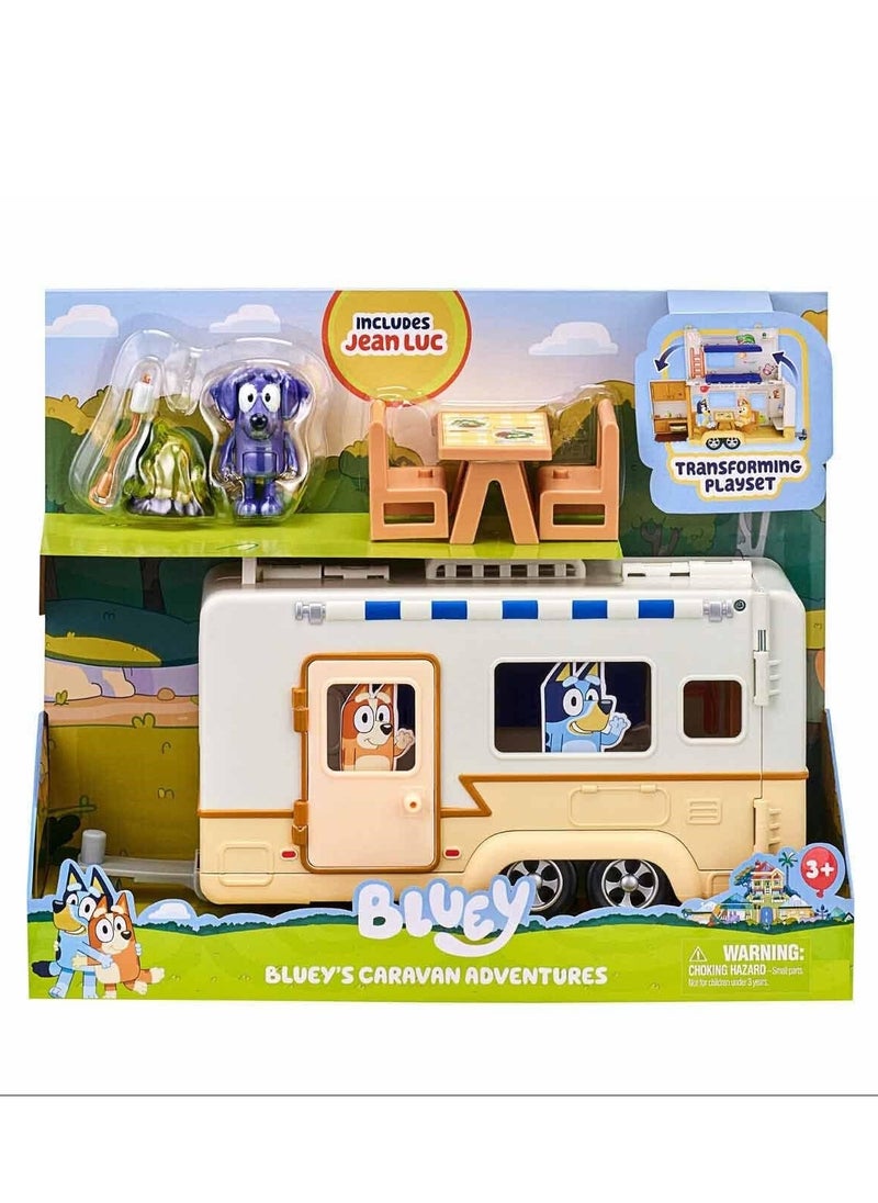 Bluey Caravan Adventures Playset