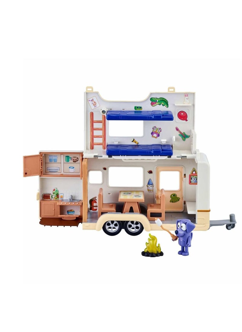 Bluey Caravan Adventures Playset