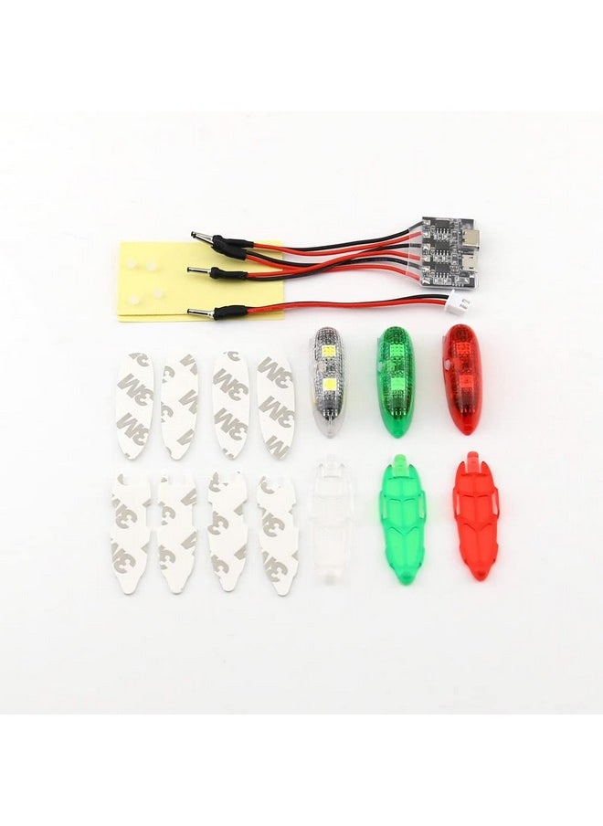 Crazy Light V3 Waterproof Aviation Model Explosion Flashing Led Light Suitable For Fixed Wing Fpv Rc Aircraft Crossing Locomotive Model Water Surface Ship Model Night Flight