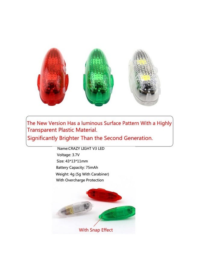 Crazy Light V3 Waterproof Aviation Model Explosion Flashing Led Light Suitable For Fixed Wing Fpv Rc Aircraft Crossing Locomotive Model Water Surface Ship Model Night Flight