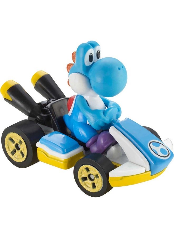 Mario Kart Toy Vehicle 4-Pack, Collectible Set Of 4 Fan-Favorite Characters Includes First-Appearance Diddy Kong In Mach 8