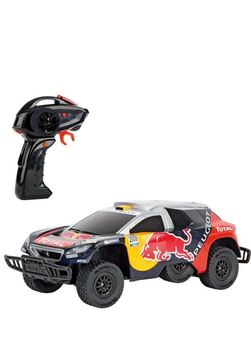 Carrera R/C Peugeot 08 DKR 16 Red Bull 1:16