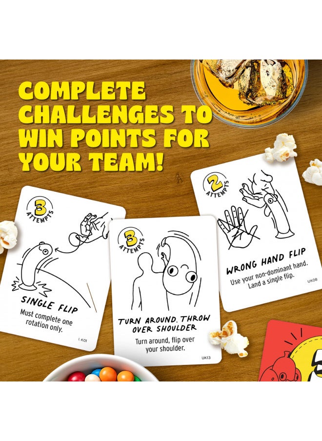 Big Potato Chicken vs Hotdog: The Ultimate Challenge Party Game for Flipping-Fun Families, Board Game for Game Nights