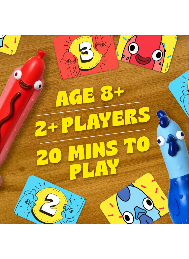 Big Potato Chicken vs Hotdog: The Ultimate Challenge Party Game for Flipping-Fun Families, Board Game for Game Nights