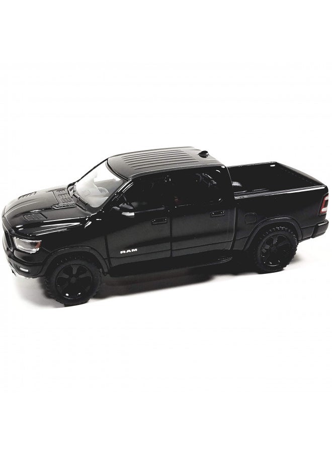 Kinsmart 2019 Black Dodge Ram 1500 Pickup Truck1/46 O Scale Diecast Truck