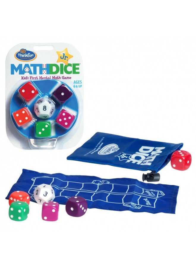 Think Fun Math Dice Junior Game for Boys and Girls Age 6 and Up - Teachers Favorite and Toy of the Year Nominee