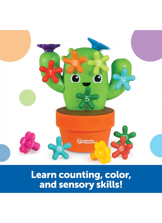 Learning Resources Carlos The Pop & Count Cactus,16 Pieces, Age 18+ Months, Toddler Learning Toys, Preschool Toys, Educational Toys for Kids, Cactus Toys for Kids, for Kids