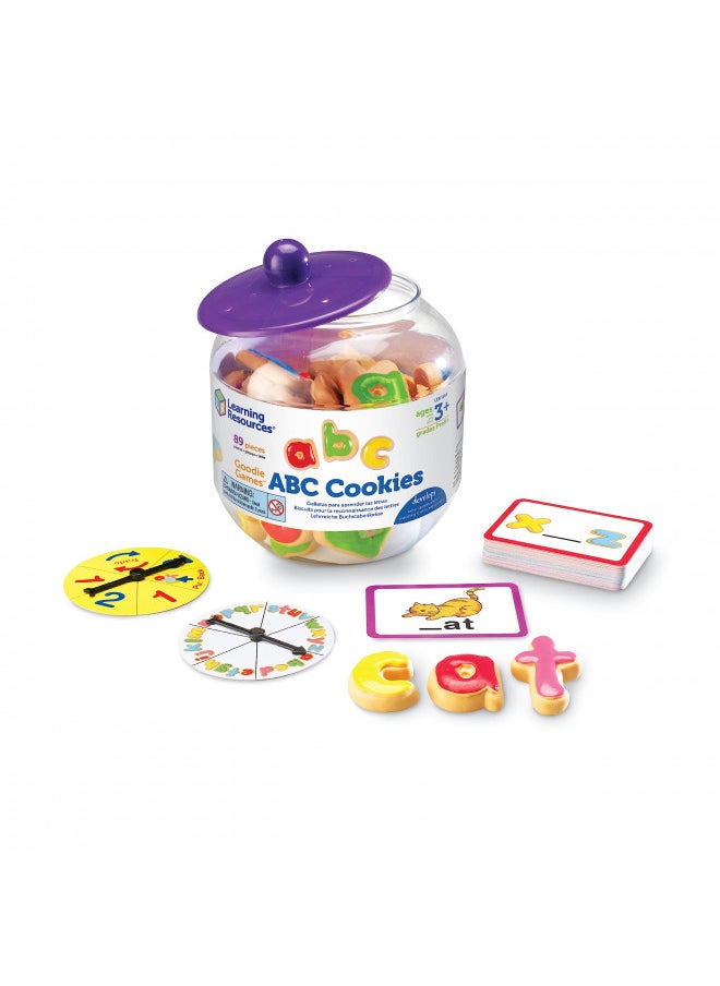 Learning Resources Goodie Games ABC Cookies - 4 Games in 1, Ages 3+ Toddler Learning Toys, ABC Games for Toddlers, Preschool Games, Alphabet Learning Games, Math for Preschoolers