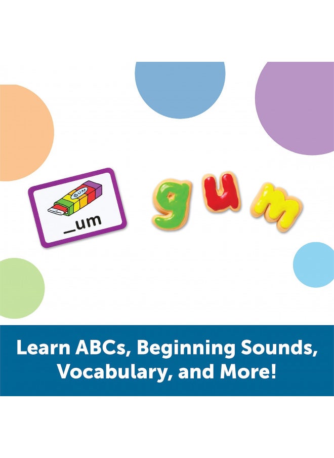 Learning Resources Goodie Games ABC Cookies - 4 Games in 1, Ages 3+ Toddler Learning Toys, ABC Games for Toddlers, Preschool Games, Alphabet Learning Games, Math for Preschoolers