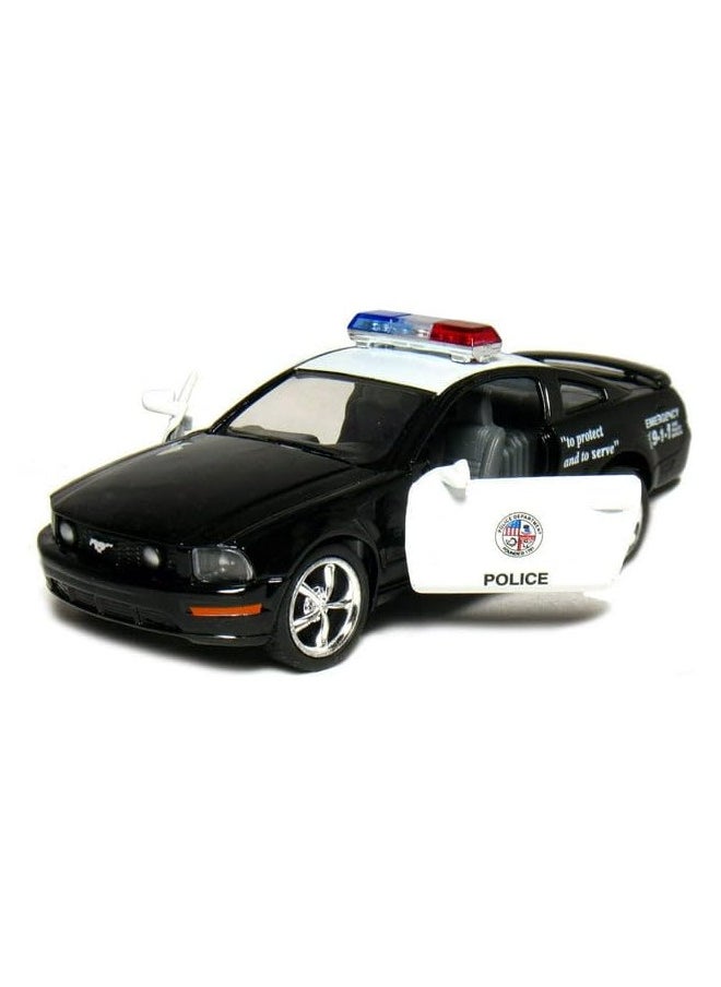 Kinsmart Ford Mustang GT Police 2006 Black & White 1-38 Toywonder, Multicolor