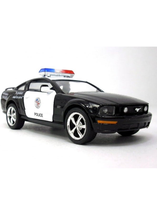 Kinsmart Ford Mustang GT Police 2006 Black & White 1-38 Toywonder, Multicolor