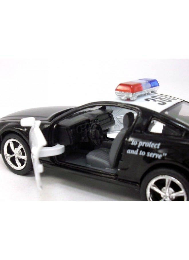 Kinsmart Ford Mustang GT Police 2006 Black & White 1-38 Toywonder, Multicolor