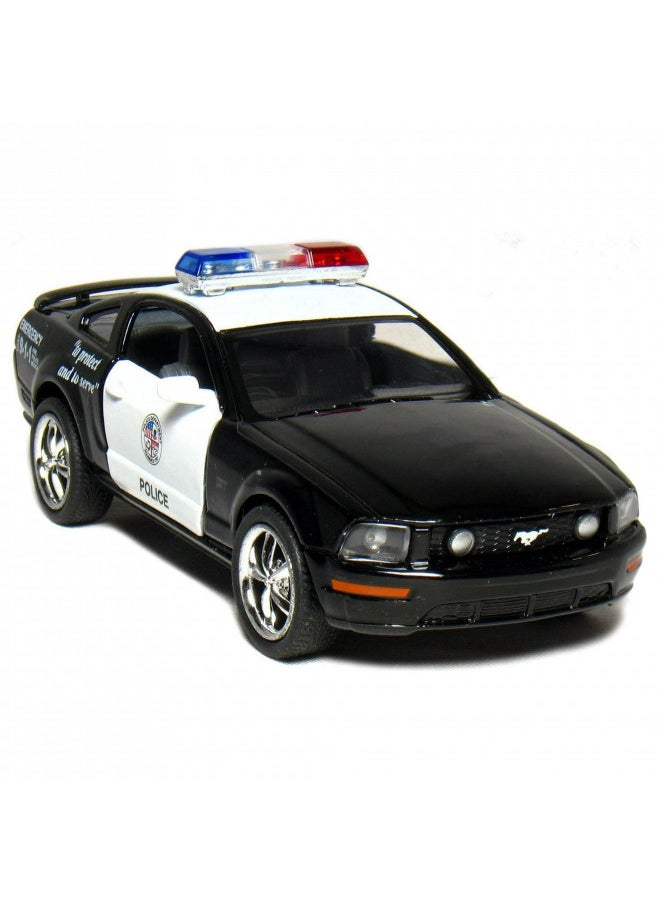 Kinsmart Ford Mustang GT Police 2006 Black & White 1-38 Toywonder, Multicolor