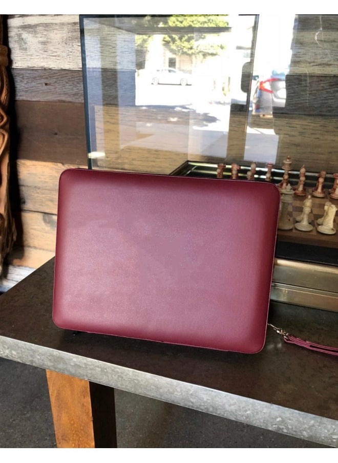 WE Games Backgammon Set, Board Games for Adults - Travel Games - Magnetic with Burgundy Leatherette Backgammon Board and Carrying Strap - Travel Backgammon Sets for Adults