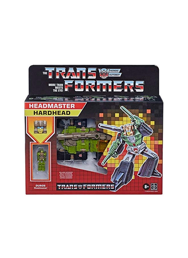 Transformers 2021 Modern Figure in Retro Packaging Autobot Headmaster Hardhead with Duros