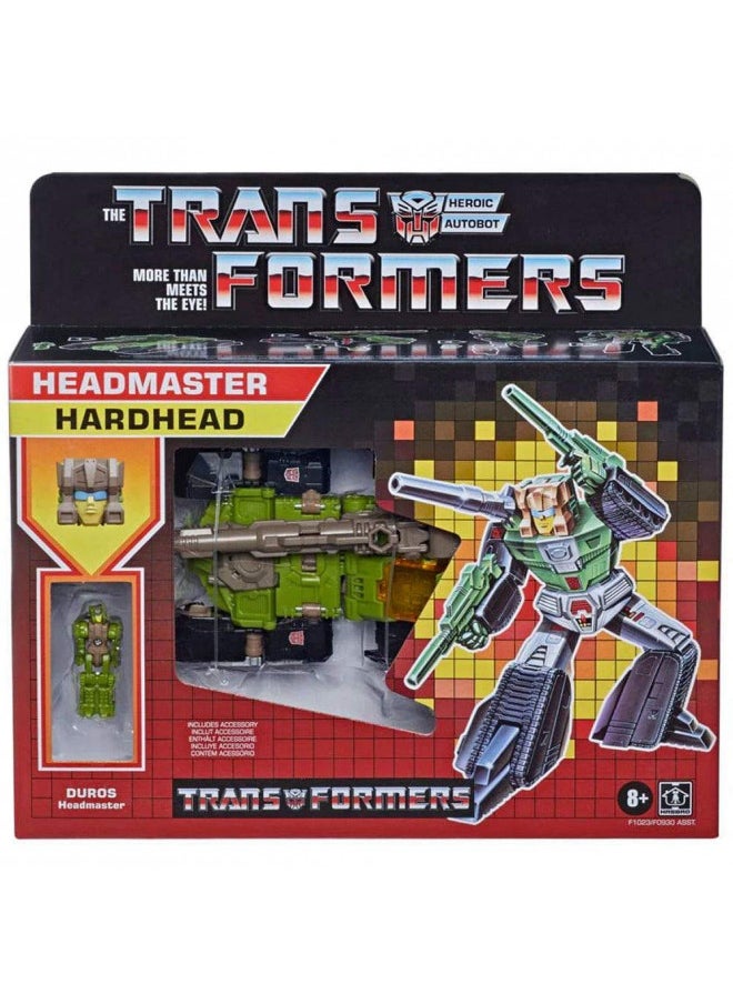 Transformers 2021 Modern Figure in Retro Packaging Autobot Headmaster Hardhead with Duros