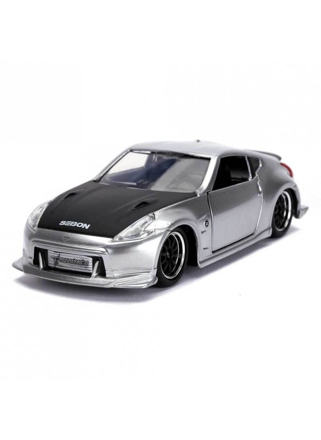 Jada Toys Fast & Furious 2009 Nissan 370Z 1:32 Scale Die-cast Vehicle, Silver