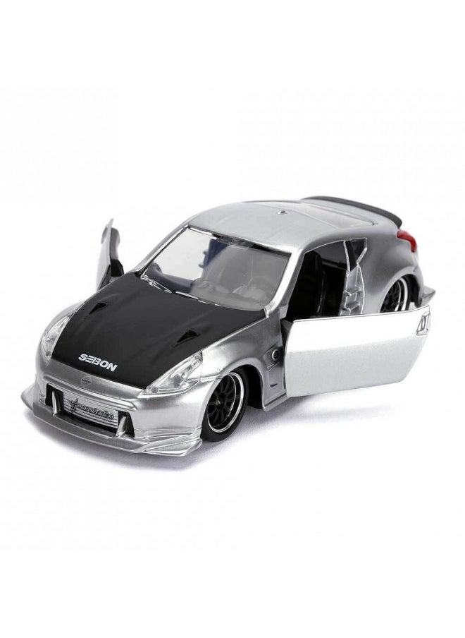 Jada Toys Fast & Furious 2009 Nissan 370Z 1:32 Scale Die-cast Vehicle, Silver