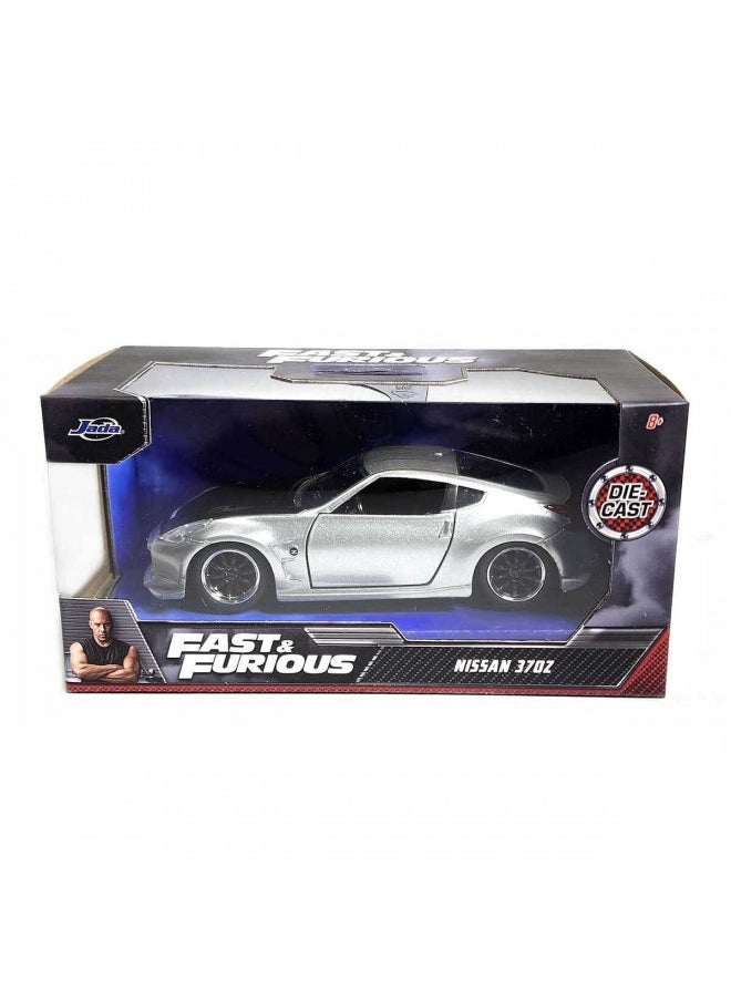 Jada Toys Fast & Furious 2009 Nissan 370Z 1:32 Scale Die-cast Vehicle, Silver
