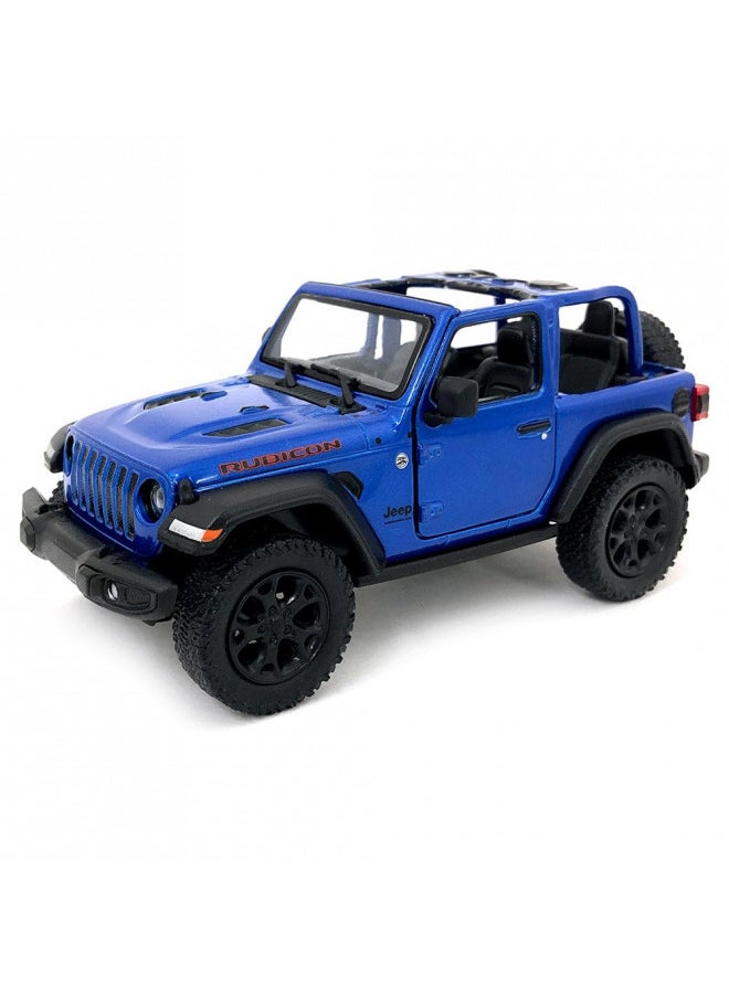 2018 Jeep Wrangler Rubicon No Top Blue - Kinsmart P/B